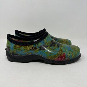 Sloggers Rain & Garden Shoes Midsummer Blue Size 10